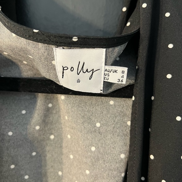 Polly polka Dot Tie-Front Cardigan - Picture 2 of 4